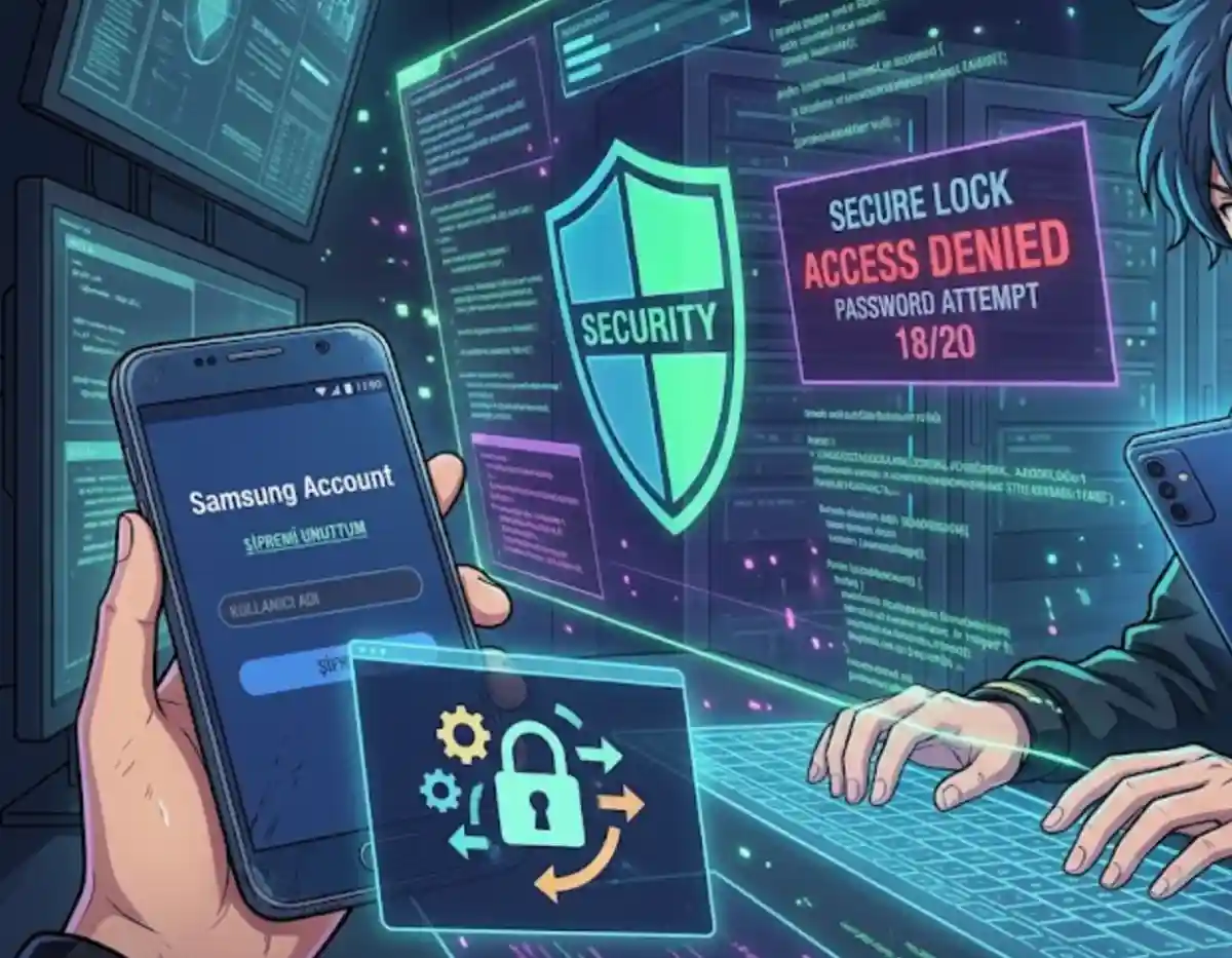 Samsung Account şifre kaldırma