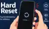 hard reset ekranı gelmiyor