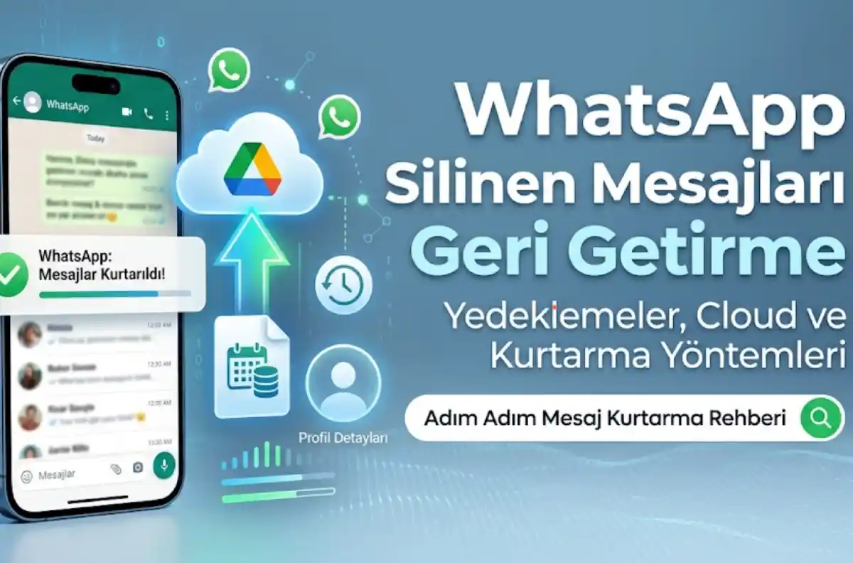 WhatsApp silinen mesajları geri getirme uygulaması