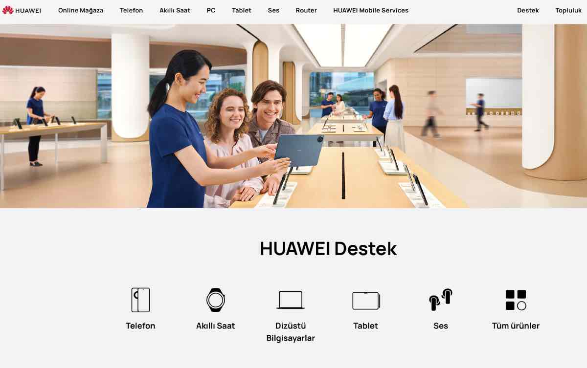 Huawei iletişim