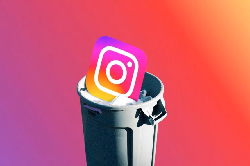 Instagram hesabı silinmiyor