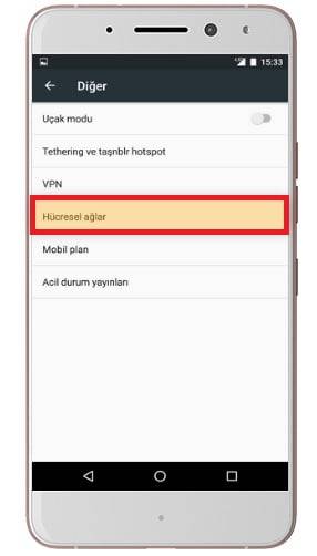 General Mobile 5 Plus internet ayarları