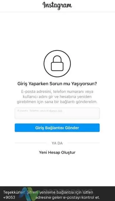 Instagram Şifre Yenileme Giriş Bağlantısı Gelmiyor Instagram şifre yenileme bağlantısı gelmiyor