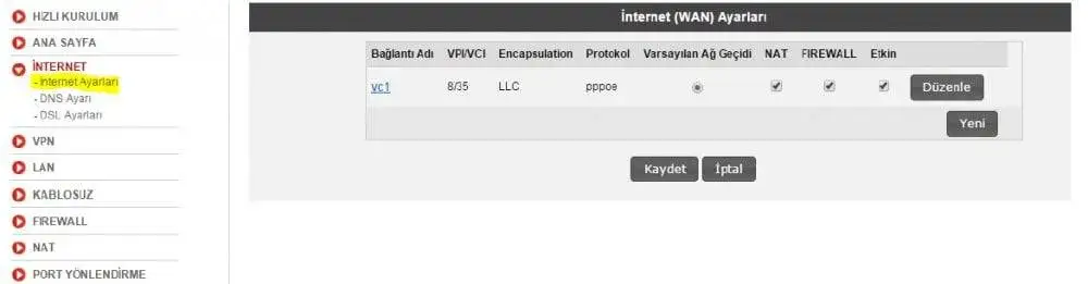 Airties modem kurulumu