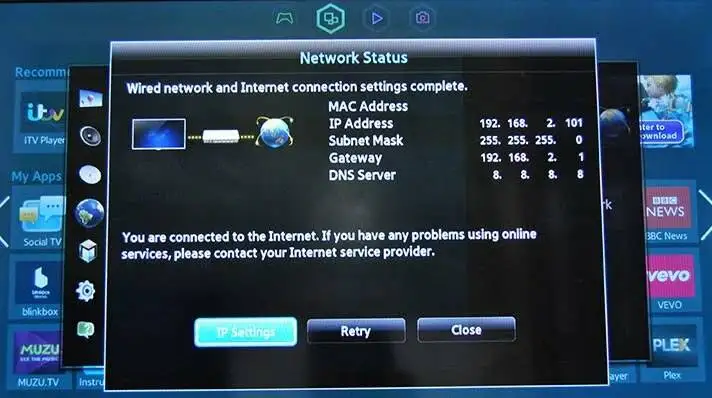 Smart TV IP Ayarı DNS Ayarları Nasıl Yapılır Smart TV IP ayarı DNS ayarları nasıl yapılır