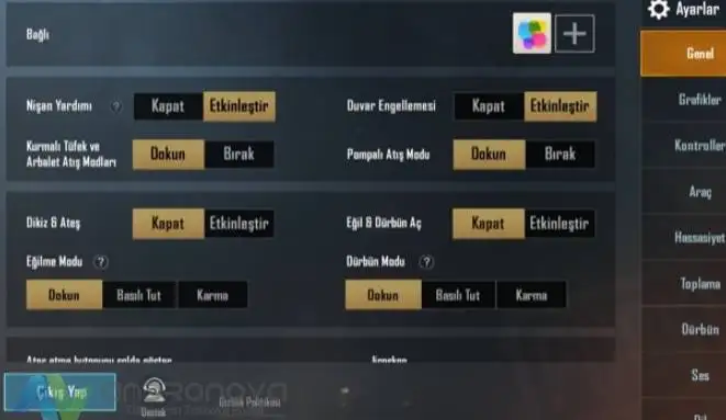 PUBG Mobile kişi engelleme engel kaldırma