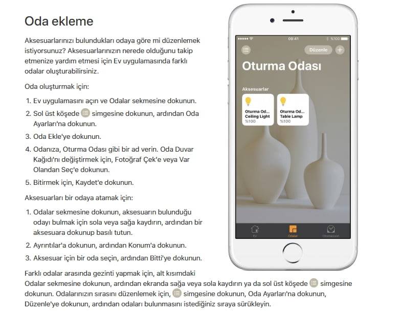 iPhone Ev uygulaması davet