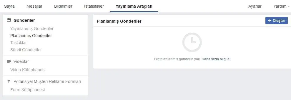 Facebook planlı zamanlı paylaşım nasıl yapılır?