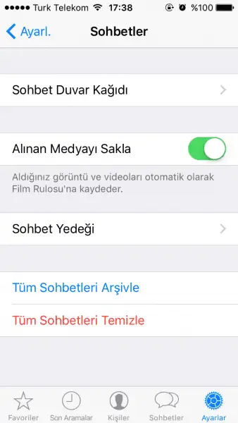WhatsApp silinenleri geri getirme