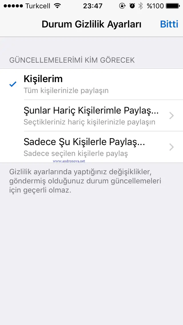 WhatsApp durum nasıl kullanılır