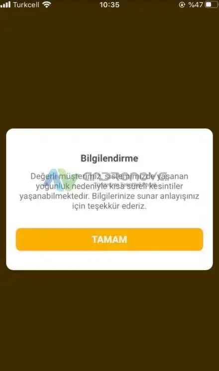 Vakıfbank Şu Anda İşleminizi Gerçekleştiremiyoruz vakıfbank beklenmedik bir hata meydana geldi