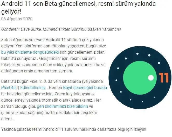 Android 11 Final sürümü Android Flash Tool yükleme Android 11 Final sürümü Android Flash Tool yükleme