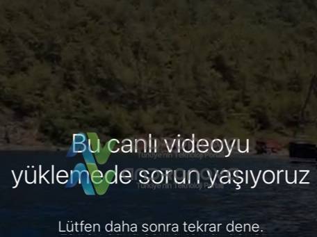 Instagram bu canlı videoyu yüklemede sorun yaşıyoruz