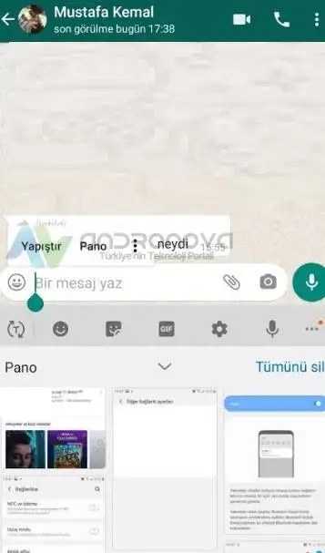 Panoya Kopyalandı Ne Demek, Telefonda Nereye Kopyalandı? kopyalanan yazıyı bulma