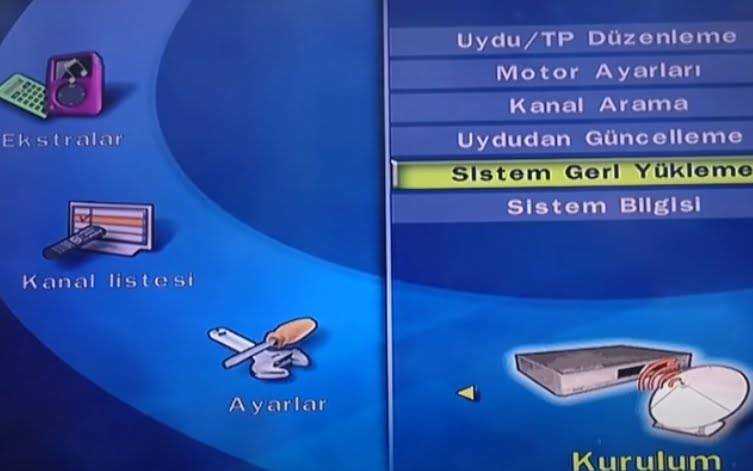 Goldmaster Türksat 4a kurulumu kanal arama