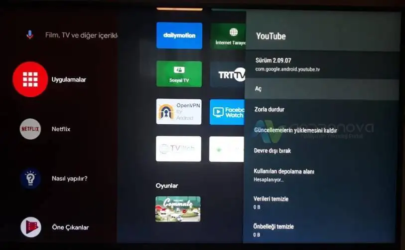 Smart TV YouTube Silindi Google Play' da Görünmüyor Çıkmıyor philips youtube nasıl indirilir