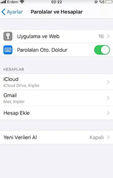 iPhone E-posta Uygulamasını Açmadan Mail Gelmiyor iphone mail alma ayarları