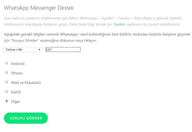 WhatsApp telefon numaranızı doğrulamayı çok fazla denediniz