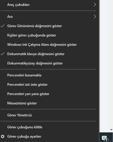 Windows 10 dokunmatik klavye nasıl kapatılır