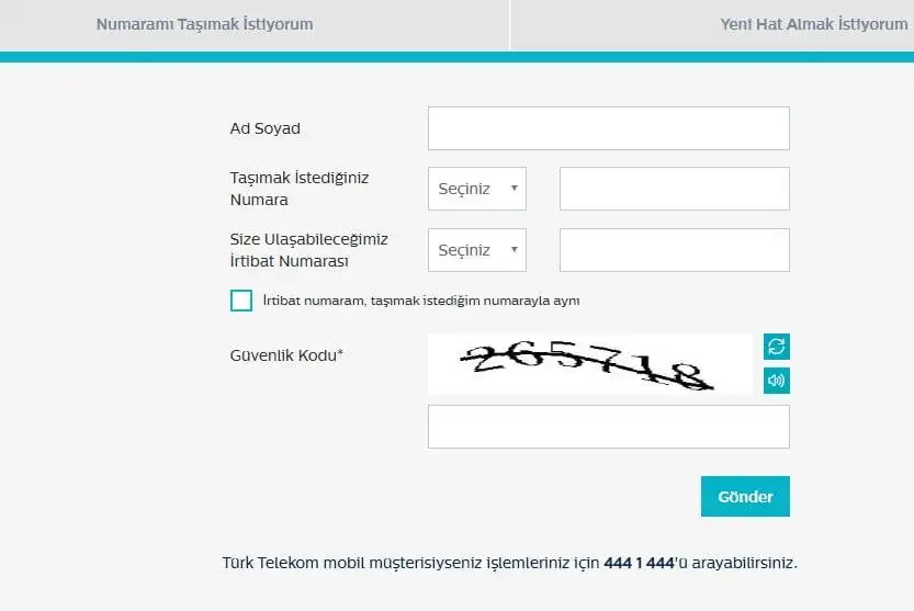 Türk Telekom numara taşıma kaç gün sürer