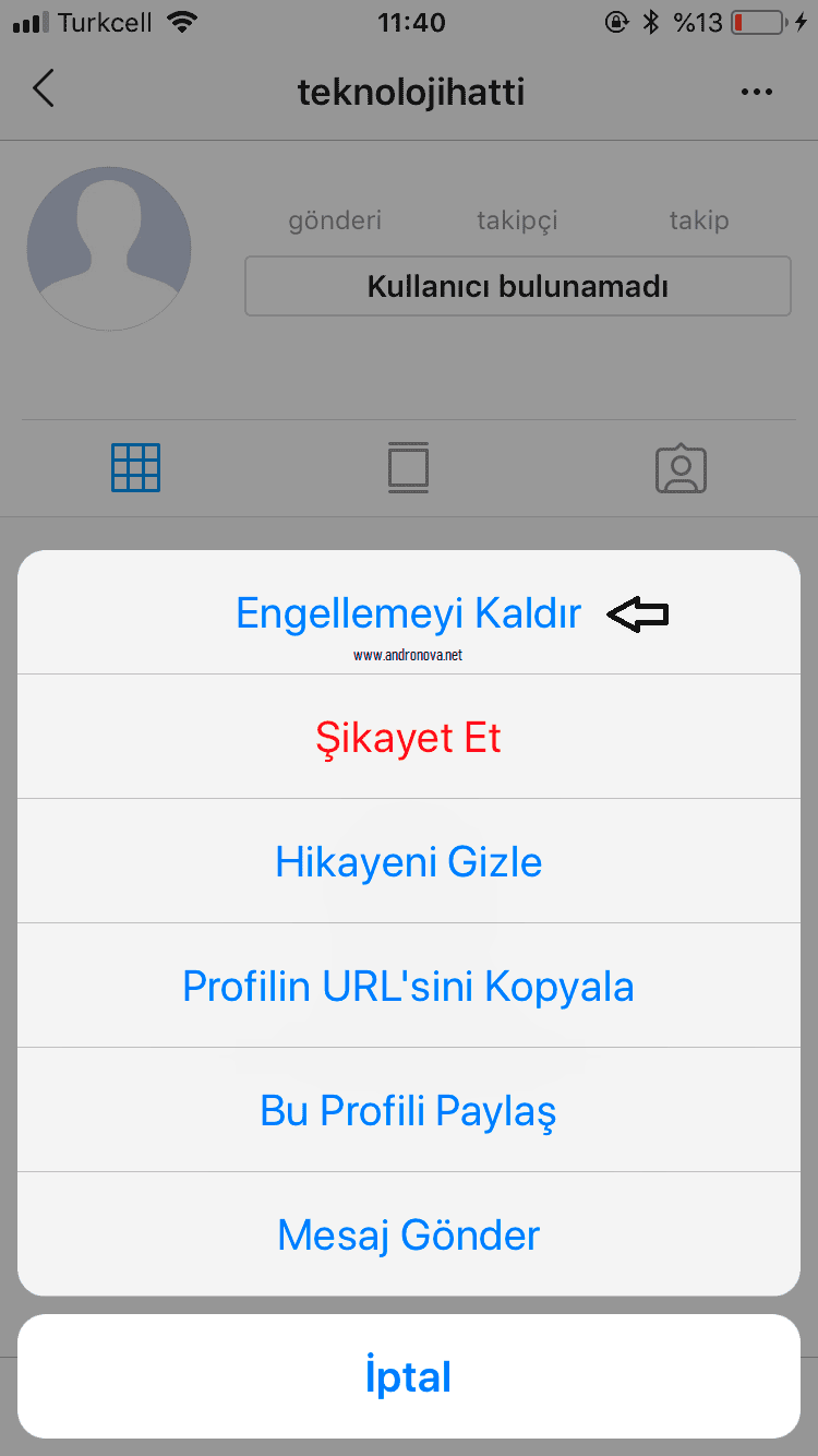 engelleme kalmıyor