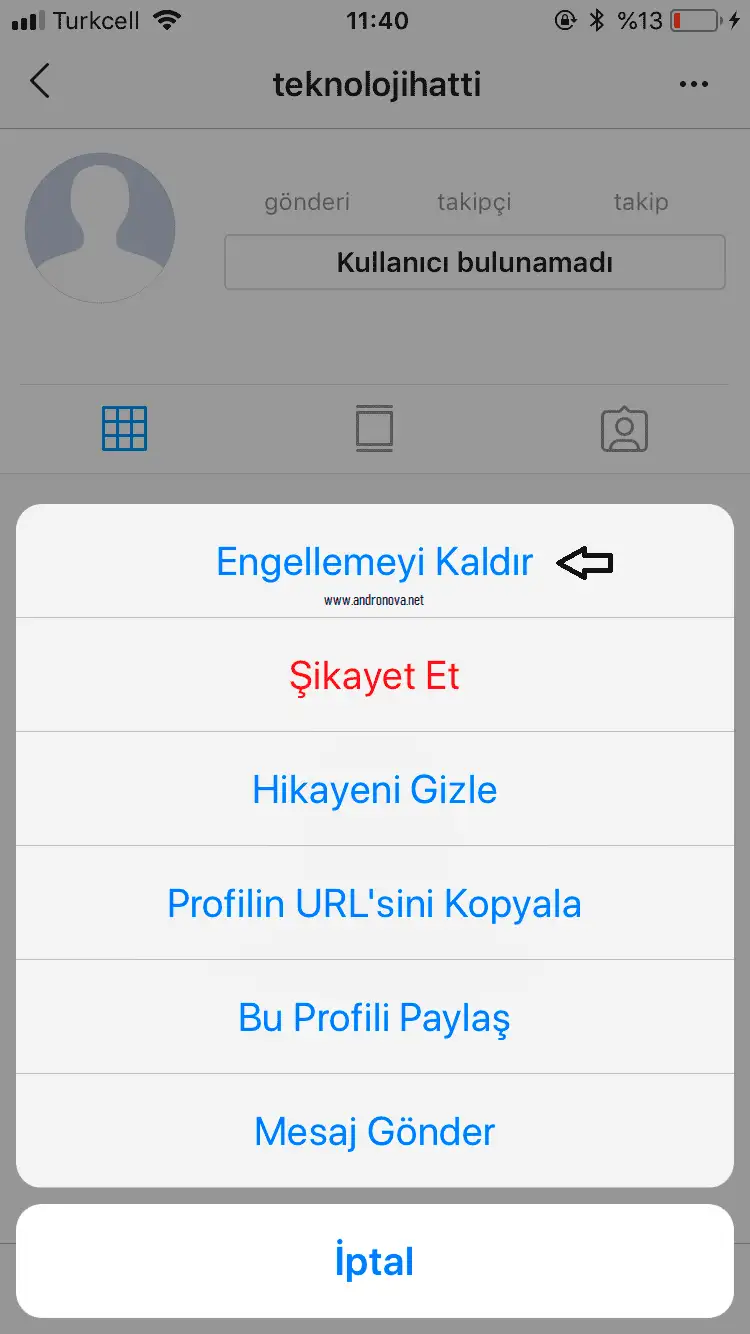 engelleme kalmıyor