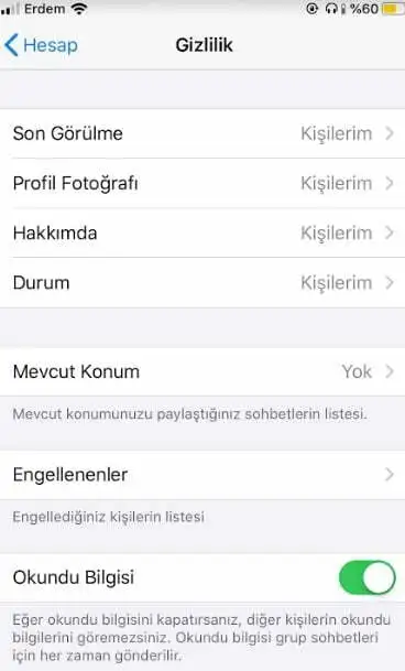 WhatsApp son görülme açık ama görünmüyor