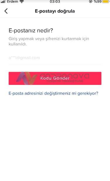 TikTok kod gelmiyor 6 haneli kod gönderildi diyor gelmiyor