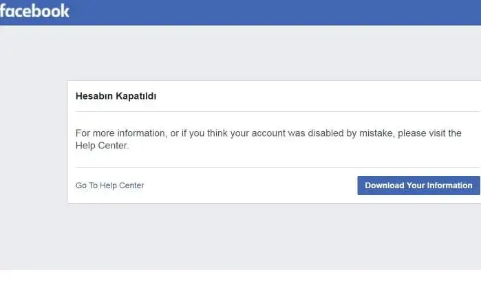 Kapatılan Facebook Hesabını Açmak Kaç Gün Sürer Kapatılan Facebook hesabını açma 2020