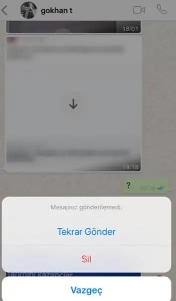 WhatsApp Mesaj Gönderilemedi Neden Çıkar? WhatsApp mesaj gönderilemedi tekrar deneyin