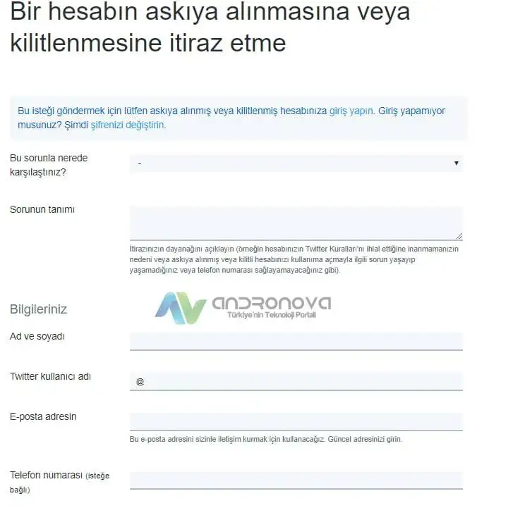 Twitter geçici olarak sınırlandırıldı çözümü