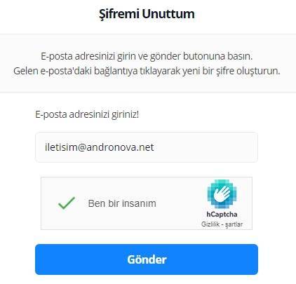 BtcTurk sıfırlama e-posta gelmiyor