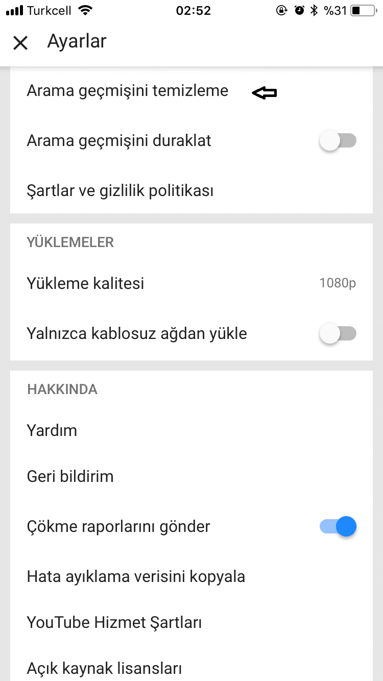 Youtube görüntü var ses yok