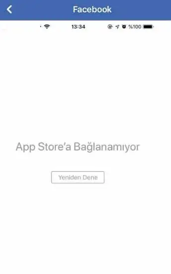 App Store' a Bağlanamıyor Hatası İçin Çözüm Nedir? App Store' a bağlanamıyor hatası için çözüm nedir?