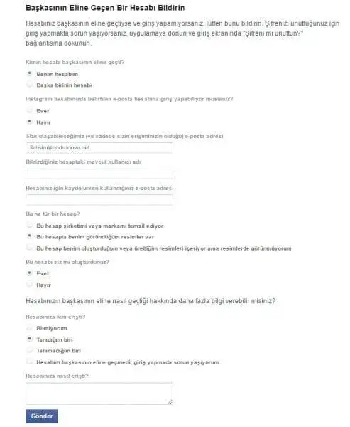 Instagram Şifremi Unuttum Nasıl Geri Alınır? Instagram sıfırlama