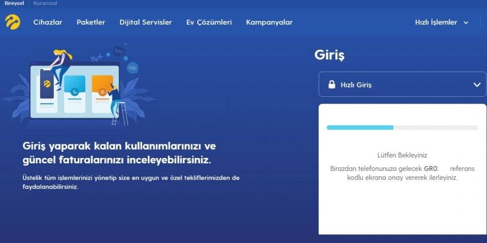 Turkcell hızlı giriş nedir ne demek