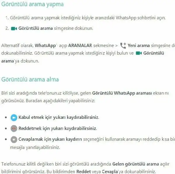 WhatsApp Bilgisayarda Görüntülü Arama Simgesi Gözükmüyor WhatsApp bilgisayarda kamera simgesi gözükmüyor