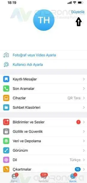 Telegram Numara Ekleme Değiştirme ve Kaldırma Telegram numara ekleme değiştirme ve kaldırma