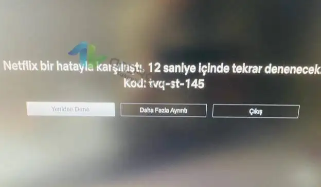 Netflix bir hatayla karşılaştı bağlanılamıyor