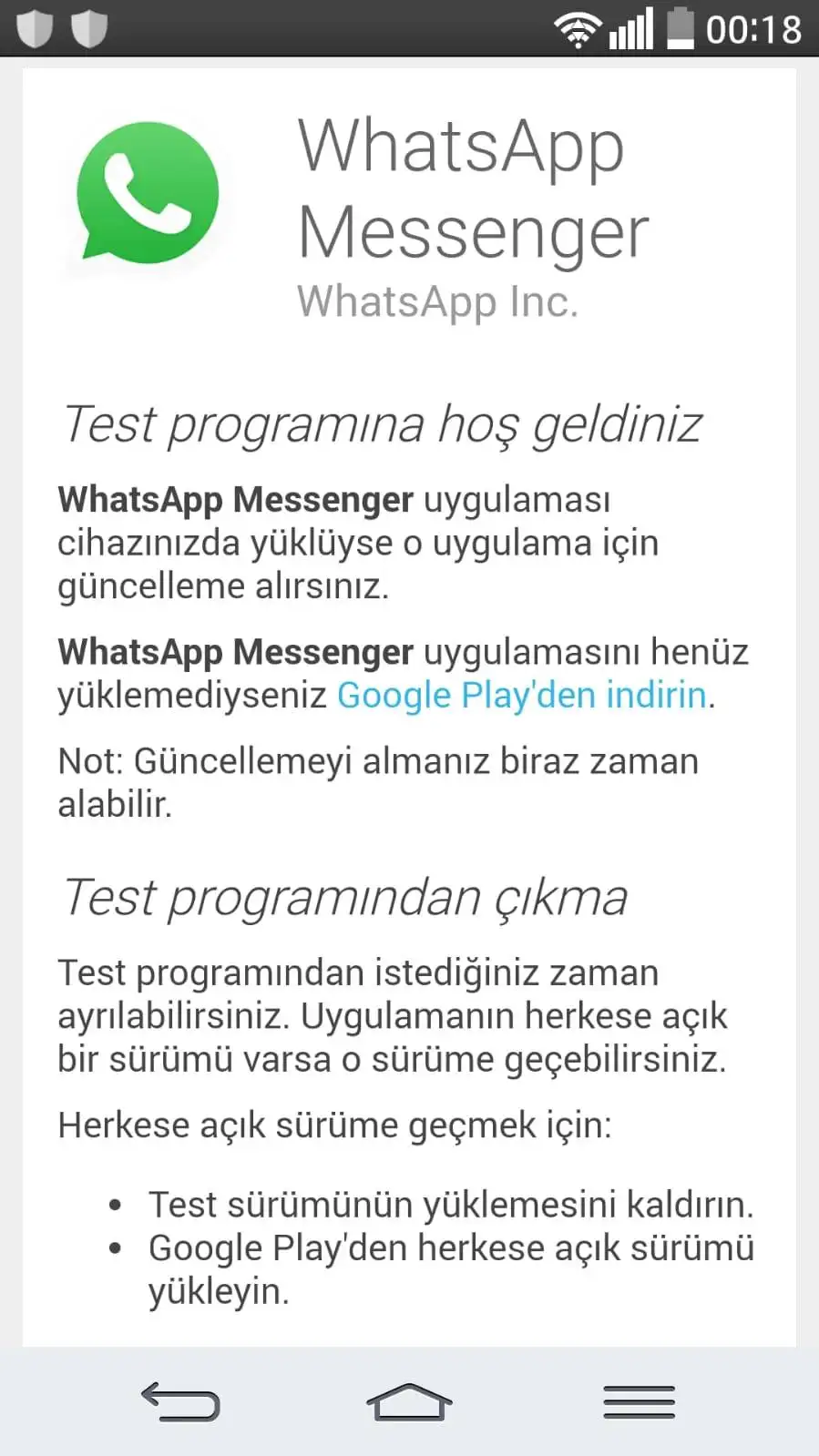 WhatsApp Test Programına Kayıt Olma ve Çıkma WhatsApp test programı nedir?