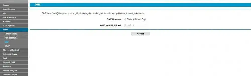TP-Link TD W9970 Modemde Port Açma Nasıl Yapılır kamera port açma