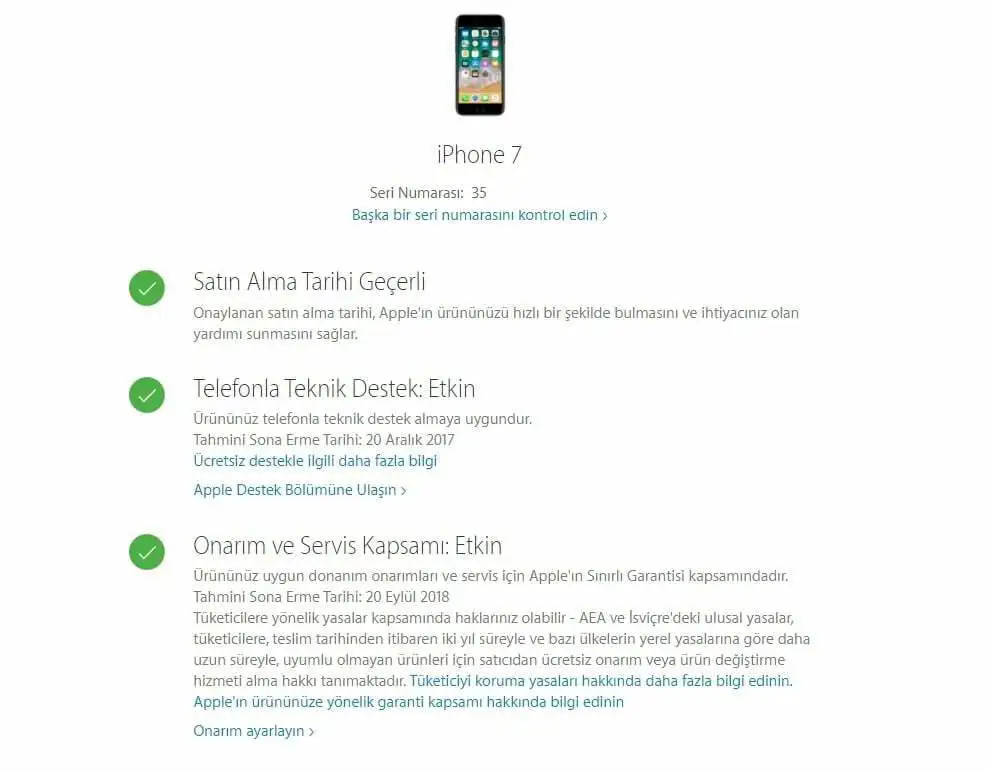 iPhone Yurtdışı telefonun Türkiye' de garantisi var mı