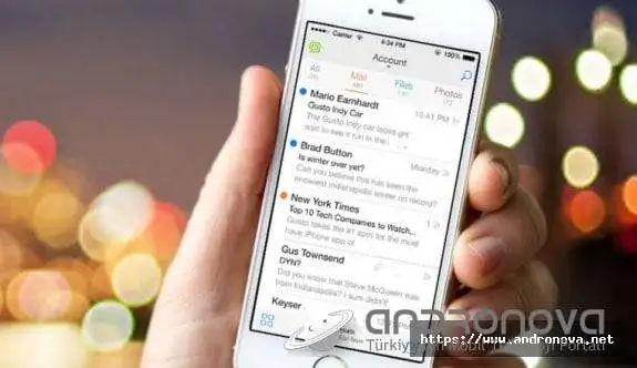 iPhone' umdan Gönderildi Yazısını Değiştirme