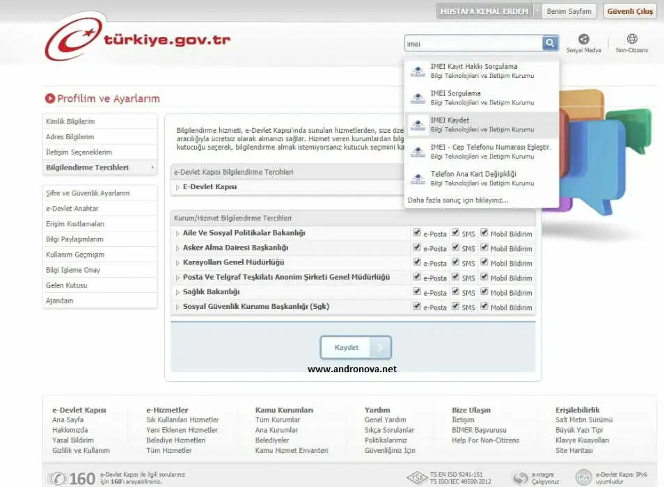 Yurtdışından Getirilen Telefonda IMEI Kaydını E-Devlet’ten Yapma telefon harç ücreti ne kadar