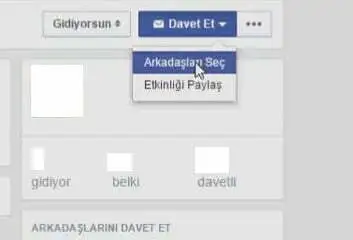 Facebook Etkinliğine Davet Nasıl Yapılır? Facebook etkinliğine davet nasıl yapılır