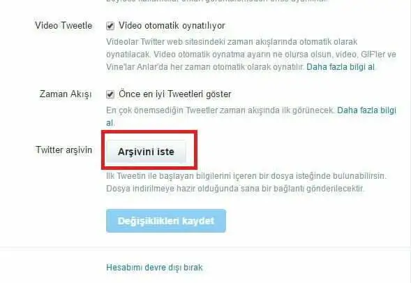 Twitter Yedek Alma Tweet Arşivini İndirme (X) Twitter yedek alma