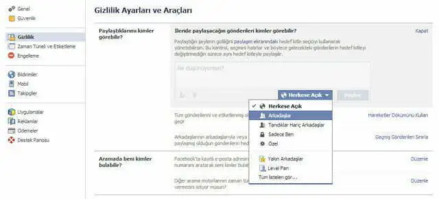 Facebook' ta Fotoğraf Albümleri Nasıl Gizlenir Facebook' ta fotoğraf albümleri nasıl gizlenir