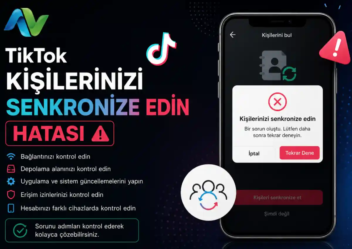 TikTok kişiler çıkmıyor