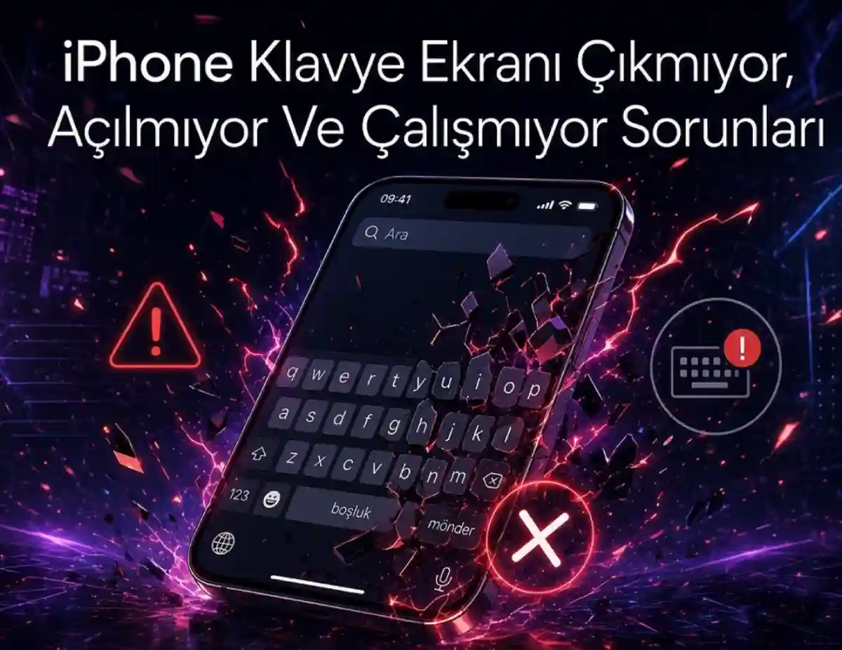 iPhone klavye açılmıyor