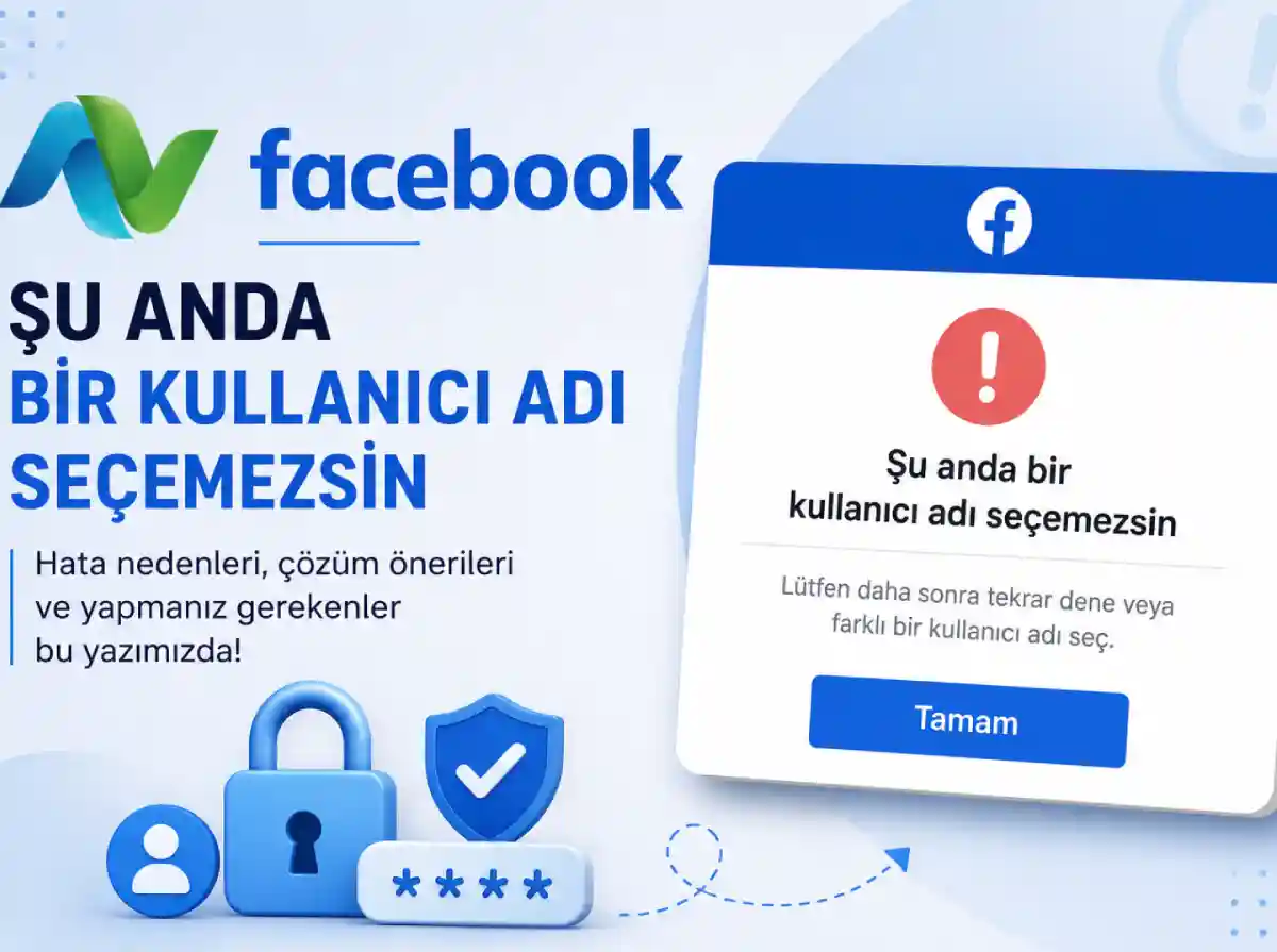 Facebook kullanıcı adı alınamıyor